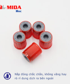 Nap dong chac chan khong vang hay ro ri dung dich ra ben ngoai